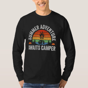 T-shirt Summer Adventure Attend Camper