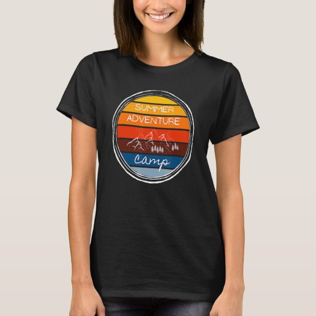 T-shirt Summer Adventure Attend Camper 5 (Devant)