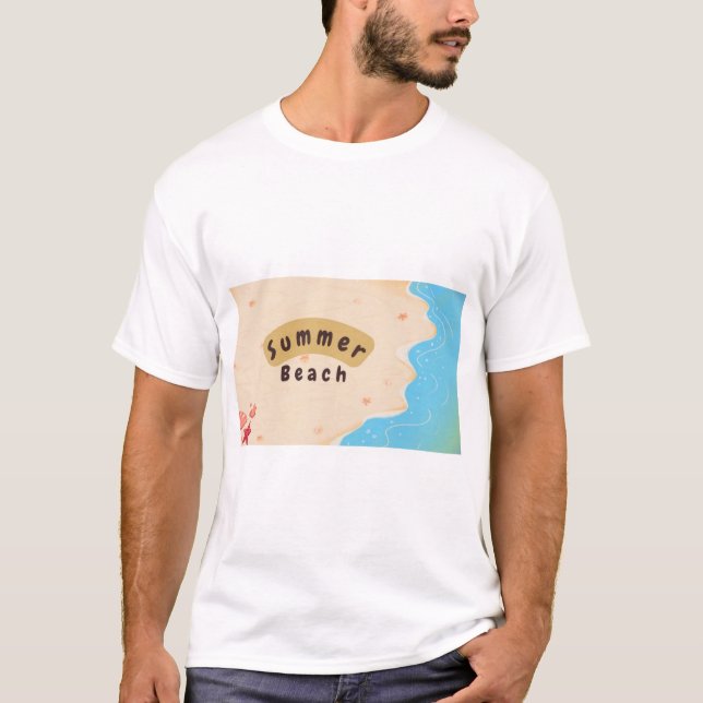 T-shirt Summer beach (Devant)