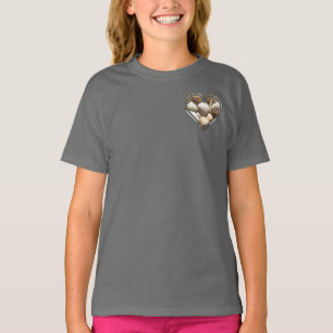 T-shirt Summer Beach Life, Coeur des coquillages