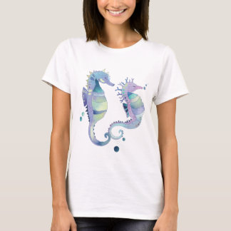 T-shirt Summer Beach Sea Horses