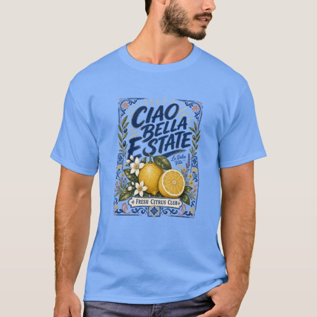 T-Shirt Summer Citrus Club (Devant)