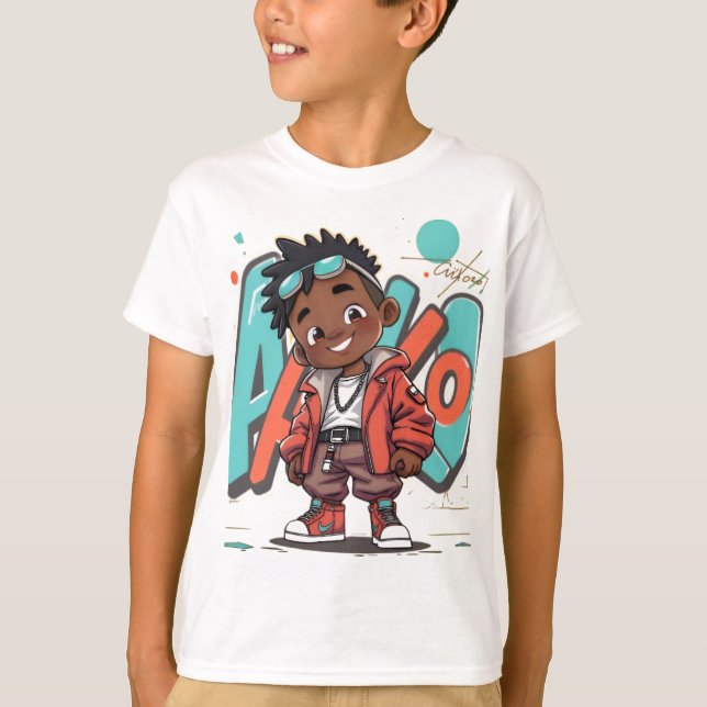 T-shirt Summer Cool Jay ~ AiKo Kids (Devant)