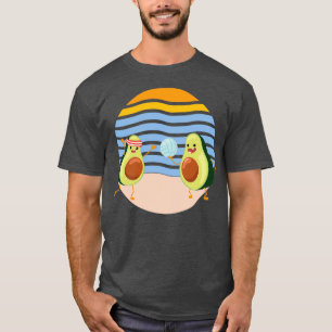 T-shirt Summer Cute Avocado Amateurs amusant rétro Summer 