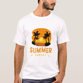 T-shirt summer Evening Sun Graphic Tee