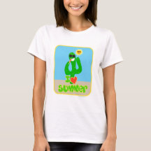 Summer Love Cactus Cartoon Fun Slogan saisonnier