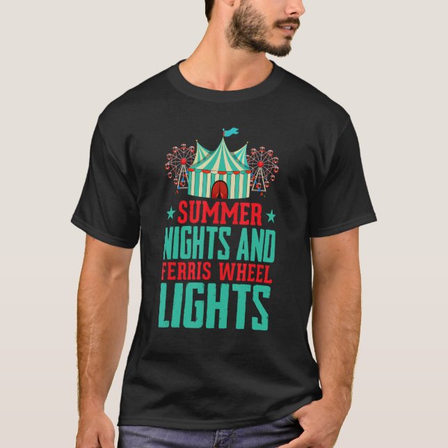 T-shirt Summer Nights And Ferris Lights Artist Circus 1 (Devant)