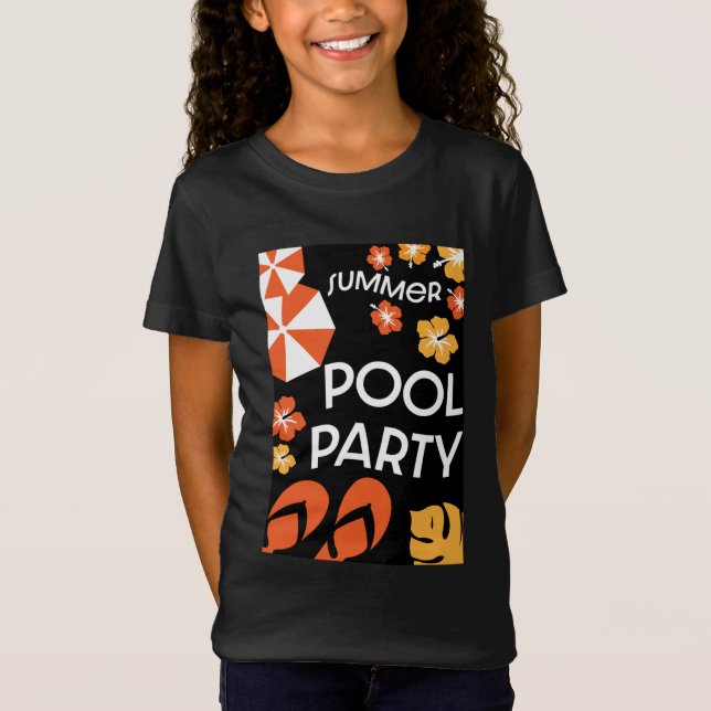 T-Shirt Summer Pool Parties (Devant)