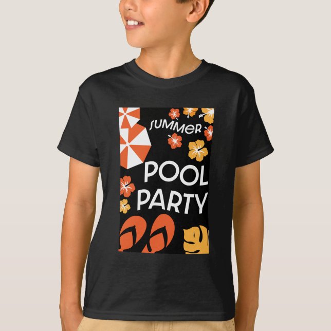 T-Shirt Summer Pool Parties (Devant)