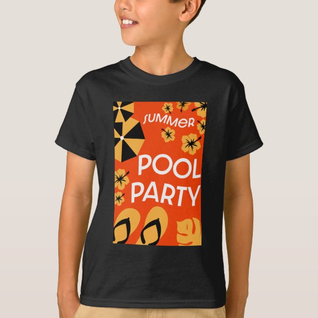 T-Shirt Summer Pool Parties (Devant)