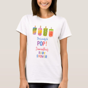 T-shirt Summer Popsicle Maman sera baby shower