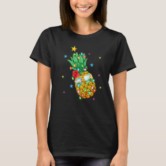 T-shirt Summer Sung Xmas Lighting Pineapple Christma