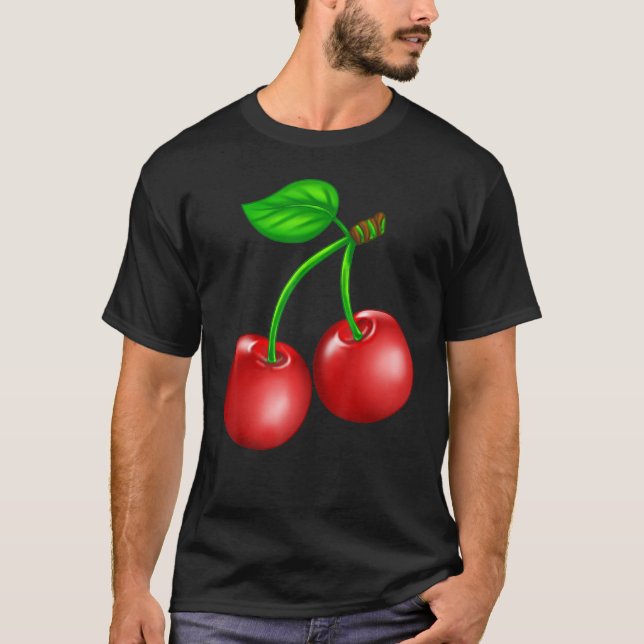 T-shirt Summer Sweet Cherry Red Cherries Vibes de fruits (Devant)
