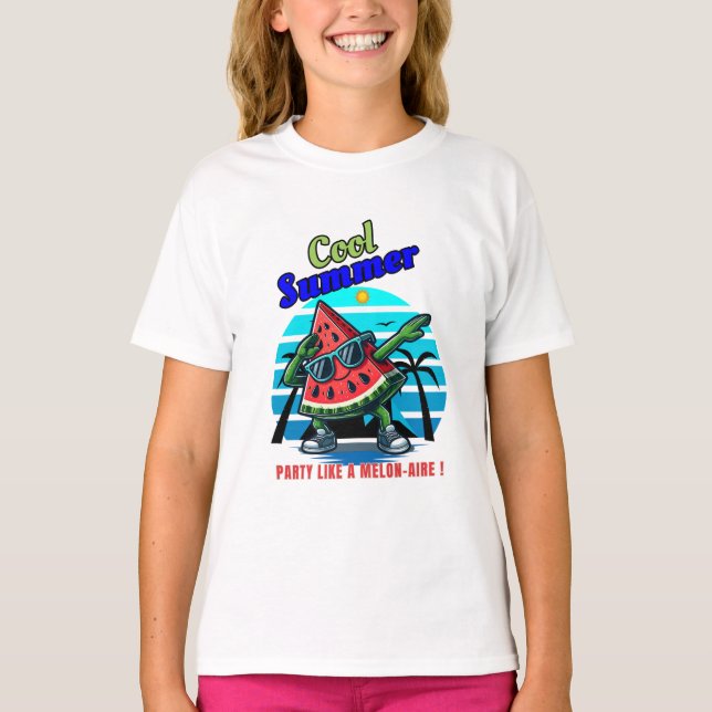 T-shirt Summer Tee | Chemise de vacances | Girls Shirt Des (Devant)