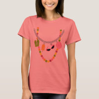 Summer Trompe L'Oeil Necklace Shirt