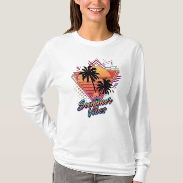 T-shirt Summer Vibes  (Devant)