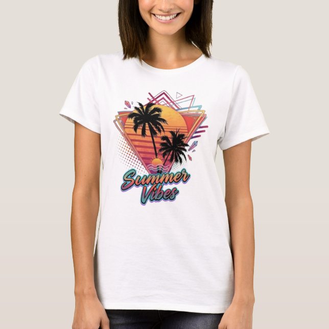 T-shirt Summer Vibes  (Devant)