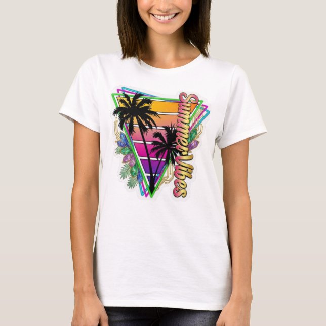 T-shirt Summer Vibes  (Devant)