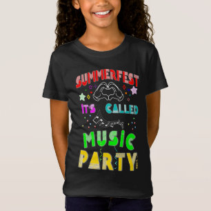 T-Shirt Summerfest s'appelle Music Party