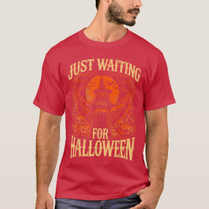 T-shirt Summerween Halloween Été à peine en attendant Hall