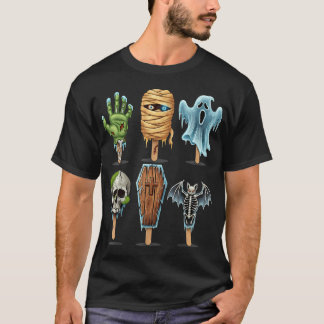 T-shirt Summerween Horror Movies Summer Popsicle Halloween