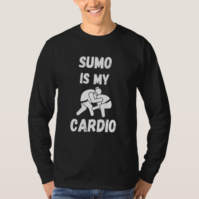 T-shirt Sumo Is My Cardio Retro Sumo (Devant)