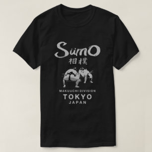 T-shirt Sumo Wrestler Japonais Kanji Japon Lutte