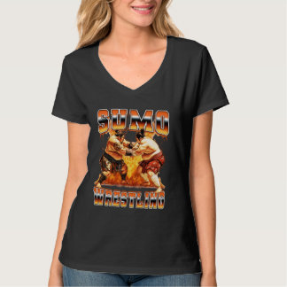 T-shirt Sumo Wrestling Japonais Sumo Wrestler 90s Bootleg