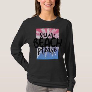 T-shirt Sun Beach S'il vous plaît vacances tropicales d'ét