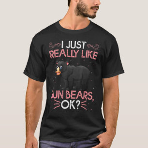 T-shirt Sun Bear J'Aime Vraiment Sun Bears Ok