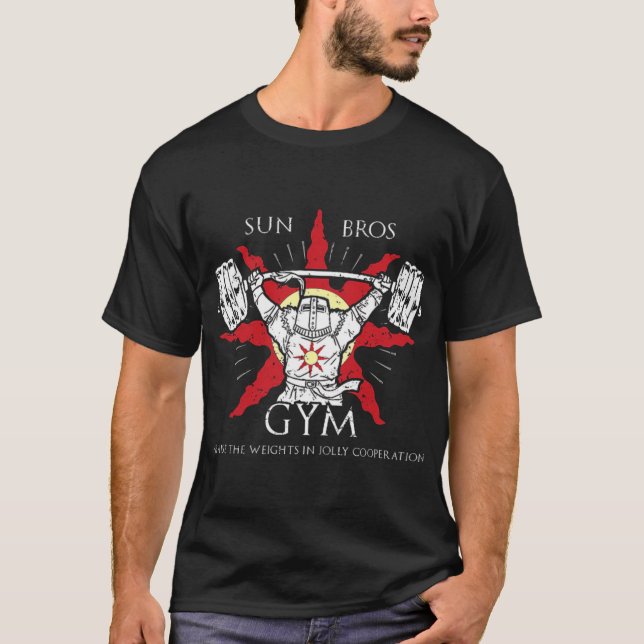 T-shirt Sun Bros Gym vintage (Devant)