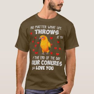 T-shirt Sun Conure Chemise Votre Oiseau Perroquet Conure T