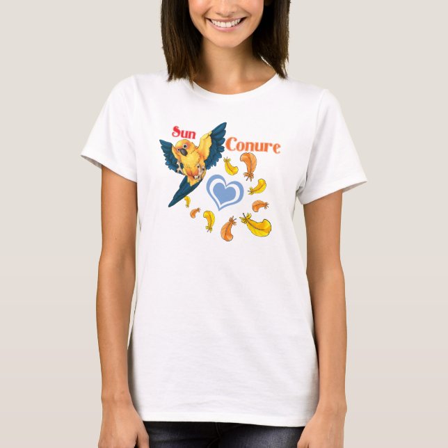 T-shirt Sun Conure Cutie (lt) (Devant)
