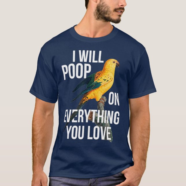 T-shirt Sun Conure Exotic Bird Propriétaire Funny Parrot P (Devant)