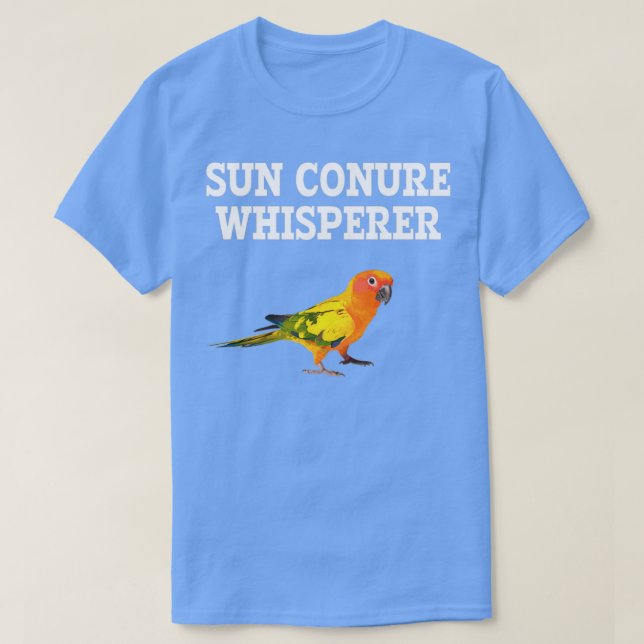 T-shirt Sun Conure Whisperer perroquet conure soleil (Design devant)