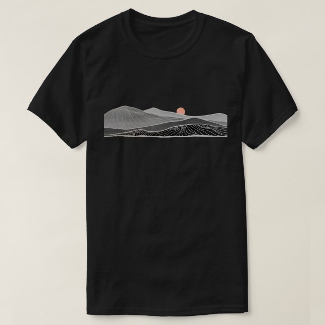 T-shirt Sun de montagne (Design devant)