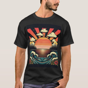 T-shirt Sun et Cloud