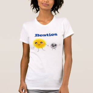 T-shirt Sun et lune Besties