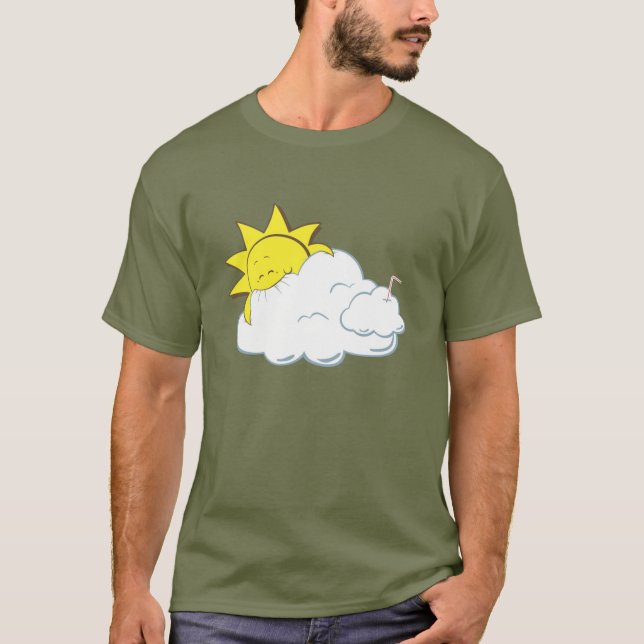 T-shirt Sun et nuage (Devant)