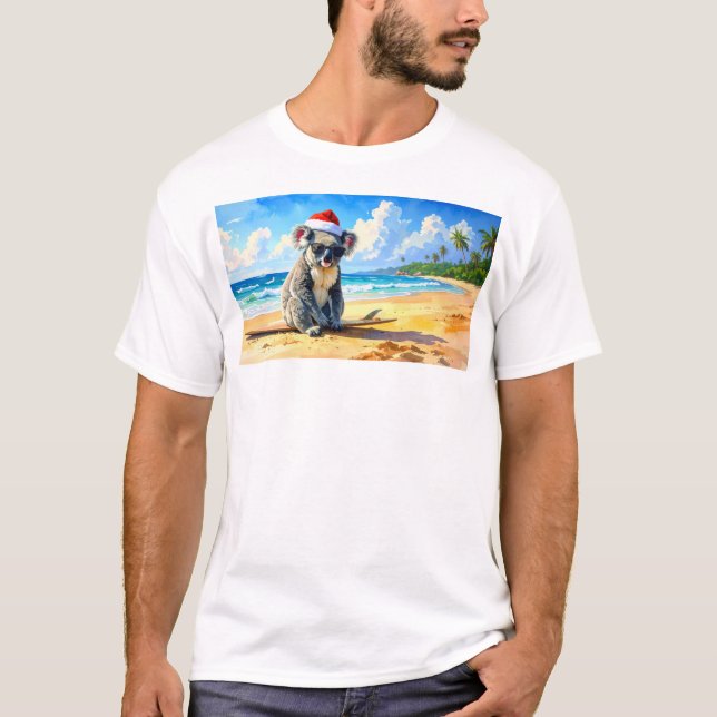 T-shirt Sun et Surf Koala Santa Hat (Devant)
