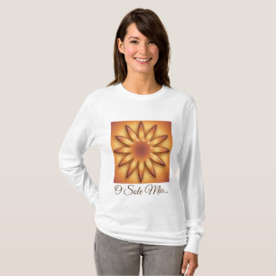 T-shirt Sun ethnique. Millions d'unique. Texture