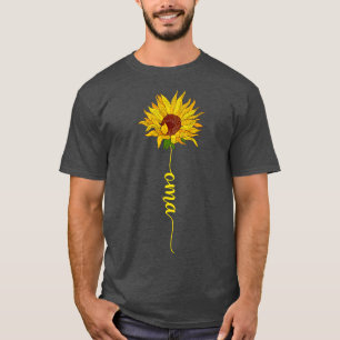 T-shirt Sun Flower mignonne Oma Sorority Christmas Tee