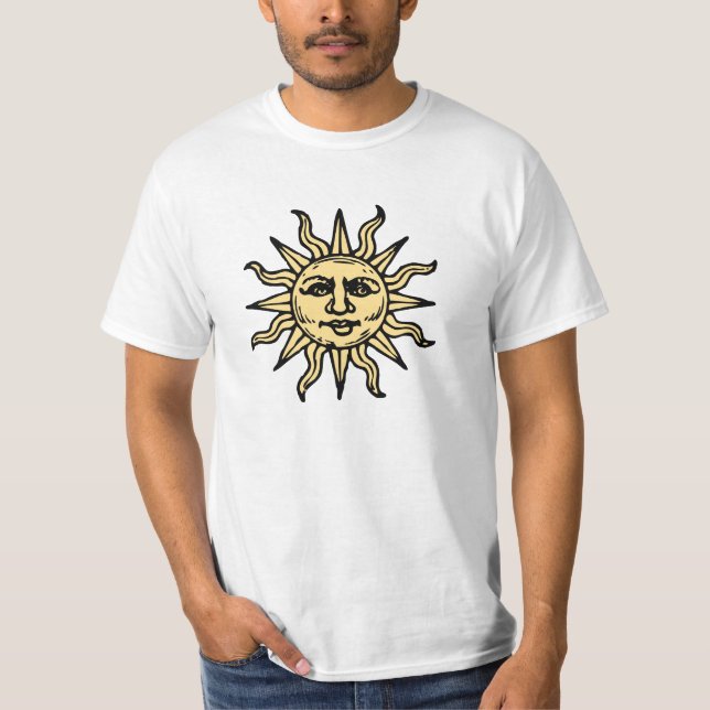 T-shirt Sun font face (Devant)