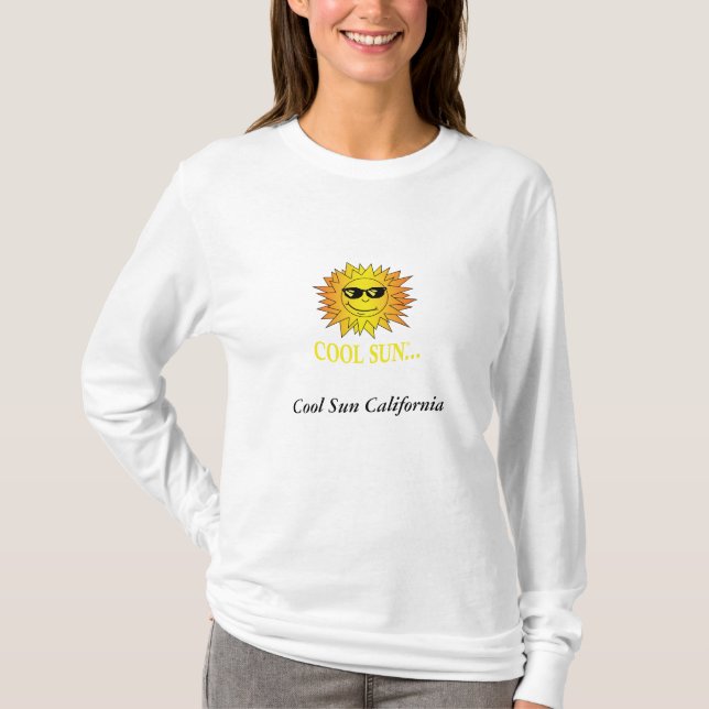 T-shirt Sun frais la Californie (Devant)
