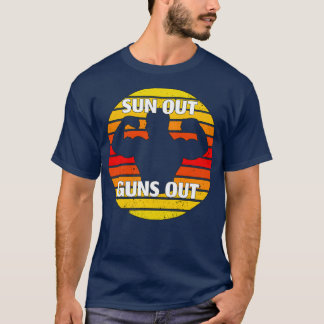 T-shirt Sun Out Guns Out
