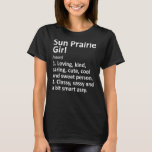 T-shirt SUN PRAIRIE GIRL WI WISCONSIN Funny City Accueil R<br><div class="desc">SUN PRAIRIE FILLE WI WISCONSIN Funny City Accueil Racines Sweatshirt cadeau</div>