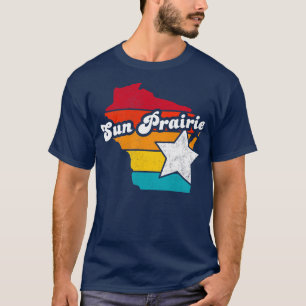 T-shirt Sun Prairie Wisconsin Souvenir Vintage en détresse