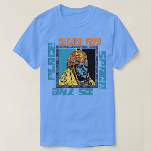 T-shirt SUN RA Original Psychedelic Design (Design devant)