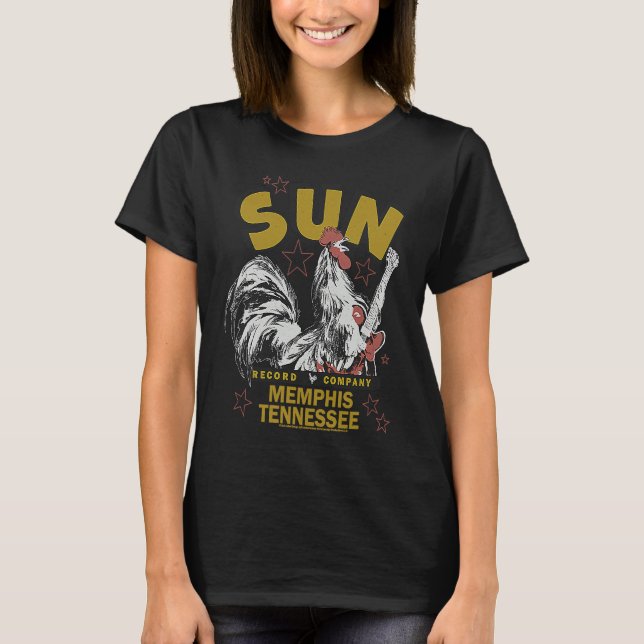 T-shirt Sun Records Rockabilly Rooster (Devant)
