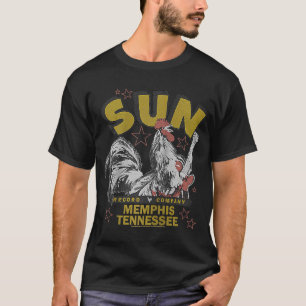 T-shirt Sun Records Rockabilly Rooster Raglan